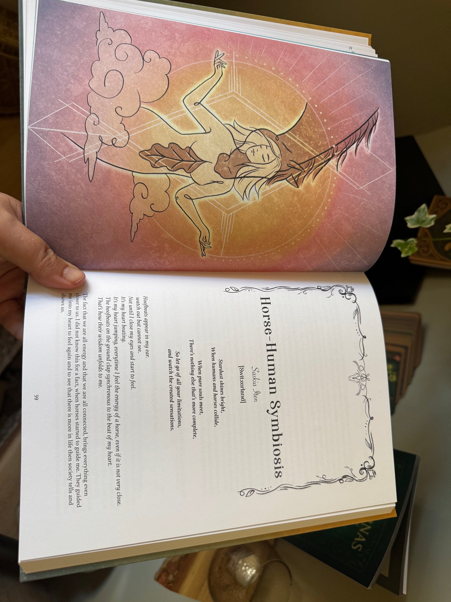 The book "Unlocking the wisdom of horses within you" ENG