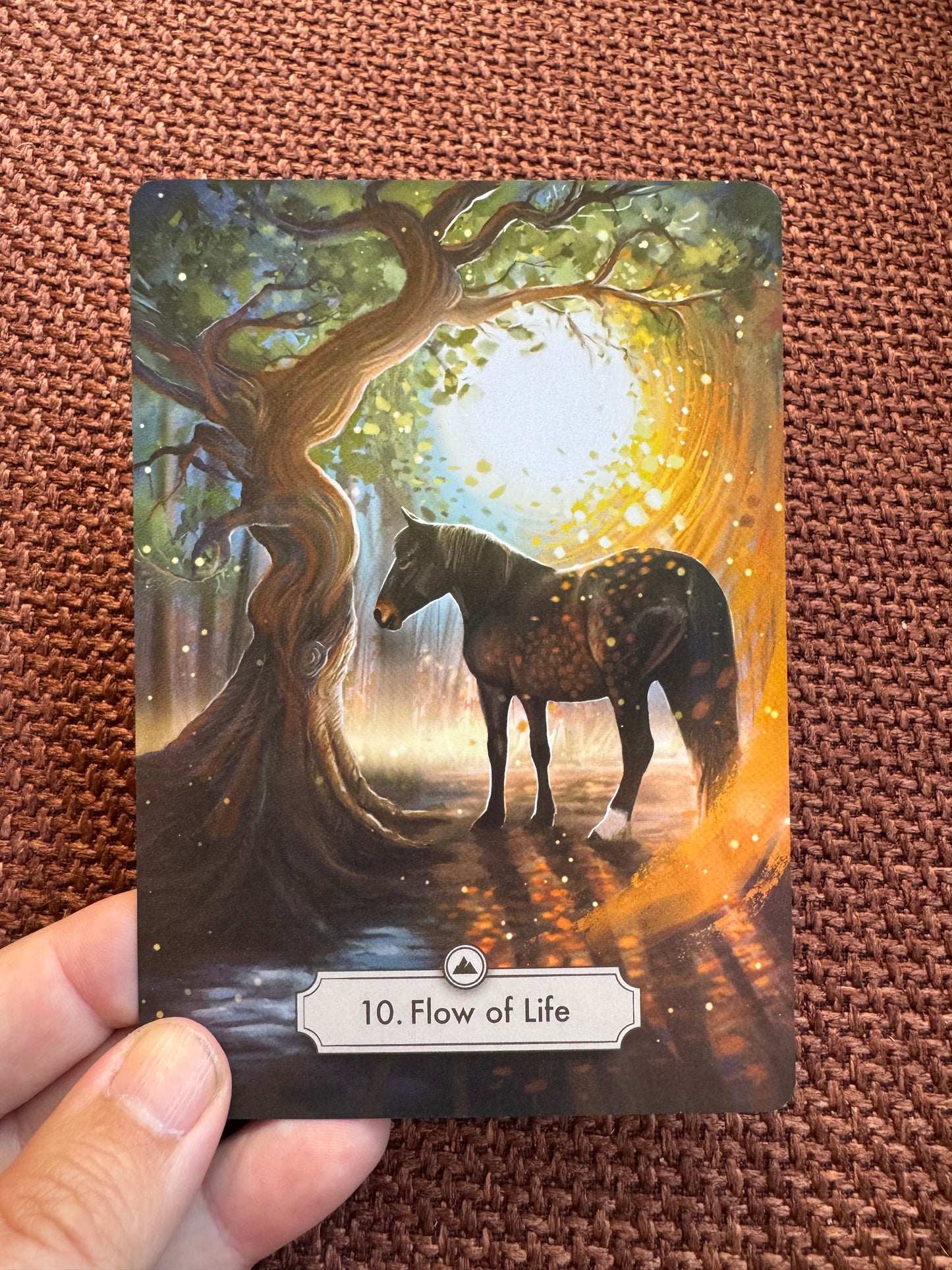 Messages from the horses - Oracle card deck, Gold edition! ENG