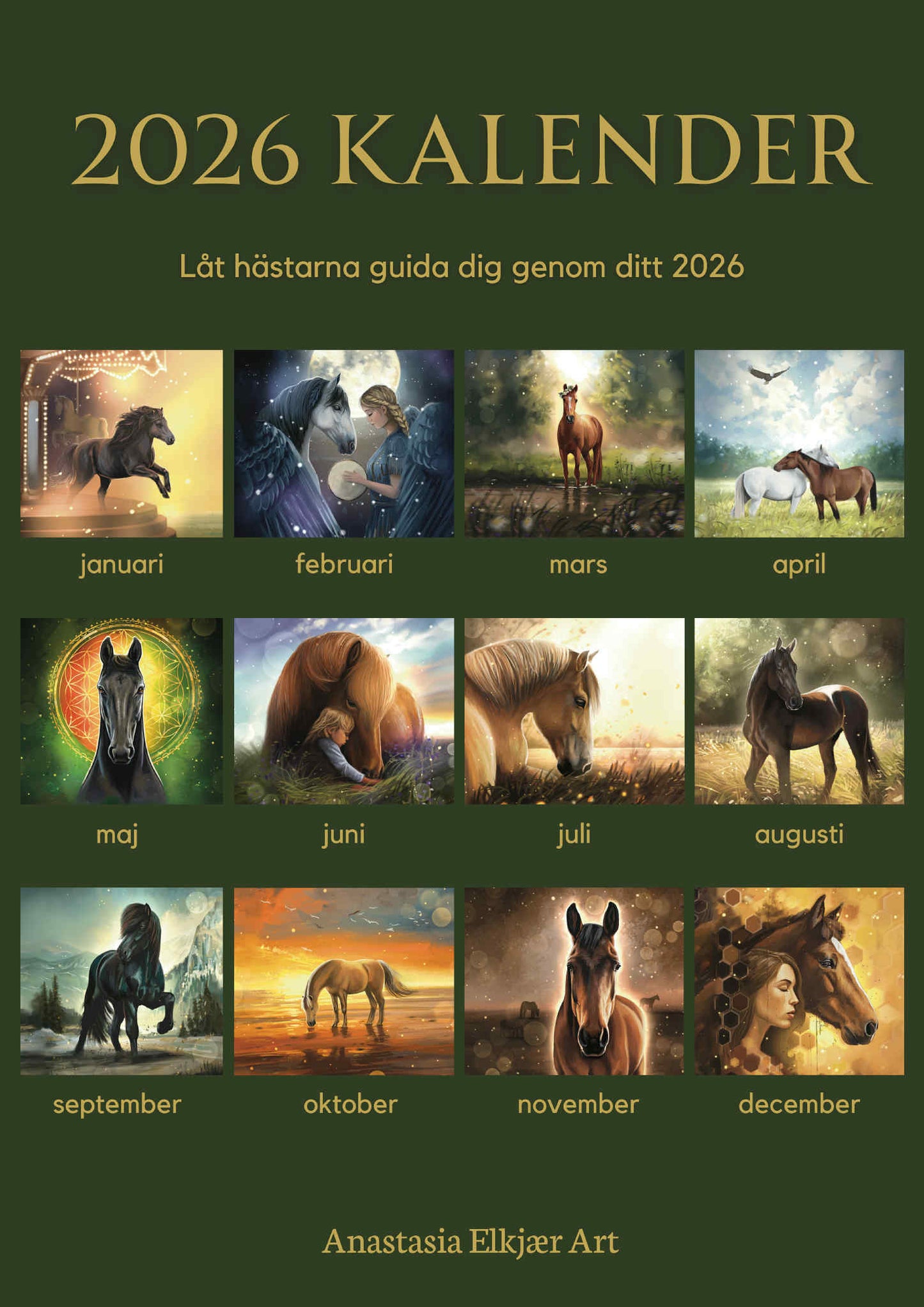 Calender A4, Messages from the horses